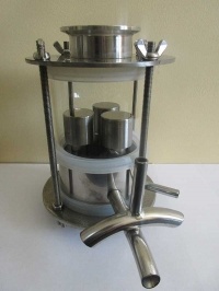 Узел подачи пара и слива барды для НБК