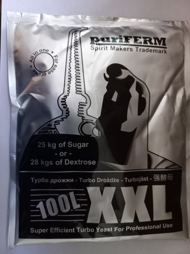 Турбо дрожжи Puriferm UK-XXL 350гр