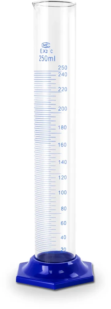 Цилиндр мерный стеклянный на подставке (ГОСТ 1770-74), 250 мл